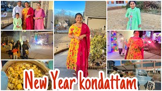 New year celebration vlog  USA Tamil vlog [upl. by Jarad]