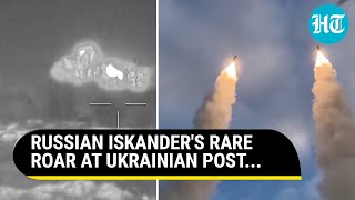 Russias Iskander Flattens Ukraine Command Post Ruthless Strike Caught On Cam [upl. by Brennan773]