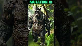 GORILLA FIGHTS RHINO 3 MUTATION AI [upl. by Zela]