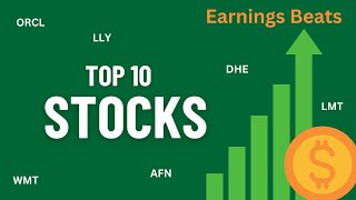 Top Ten Earnings Beat Stocks  Q2 2024 [upl. by Tila]