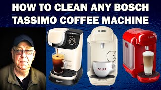 How to clean any Bosch Tassimo Coffee Machine  updated [upl. by Marie-Ann]