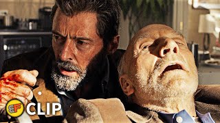 Charles Xavier Hotel Seizure Scene  Logan 2017 Movie Clip HD 4K [upl. by Isolda]