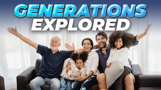 Who are the 7 Living Generations  Generation Comparison [upl. by Pilihp]