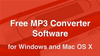 Free mp3 Converter for Mac and Windows [upl. by Ardnod]