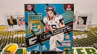 2023 Donruss Elite Football Box Opening 3 Hits per Box [upl. by Messing]