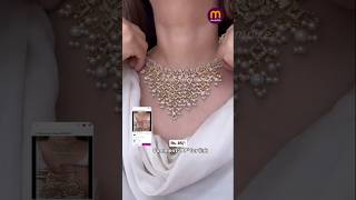 Beautiful necklace set meesho meeshohaulethnic jewellerycollection jewellery onlineshopping [upl. by Mcclish]