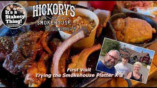 Our First visit to Hickory’s at Horbury Yorkshire Trying the Smokehouse Platter itsastakesything [upl. by Kwang739]