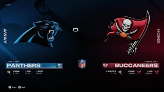 Madden NFL 25 Panthers Rebuild Franchise Week 15 Carolina Panthers VS Tampa Bay Buccaneers [upl. by Yrocej372]