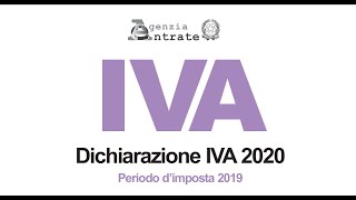 Scadenza lipe quarto trimestre 2019 e dichiarazione IVA 2020 quadro VP novità e semplificazione [upl. by Sevik]