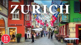 Zurich Switzerland🇨🇭Old Town Walking Tour [upl. by Largent]