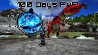 I Survived 100 Days PvP Ark Mobile  Upgraiding Base  Raiding [upl. by Tram143]