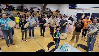 Wayne Silas Jr  Bad River Wellbriety Round Dance 2024 [upl. by Montana]