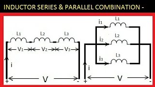 INDUCTOR SERIES amp PARALLEL COMBINATION [upl. by Ayin]