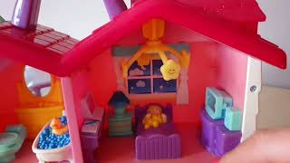 Interactive House Bath Kitchen Livingroom and Bedroom Toy [upl. by Jann]