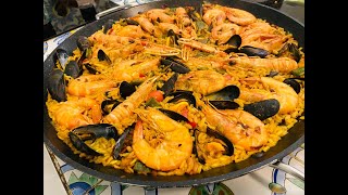 Paella valenciana  How to make paella  Home made paella recipe [upl. by Moshe]