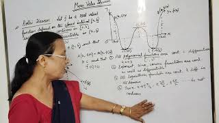 Mean value theorem Rolles Theorem [upl. by Akilak]