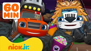 Blazes Halloween Rescues amp Adventures 🎃 w AJ  30 Minutes  Nick Jr [upl. by Limber]