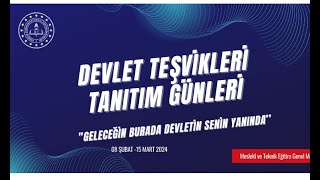 DEVLET TEŞVİKLERİ GÜNLERİ 2024 [upl. by Revolc]