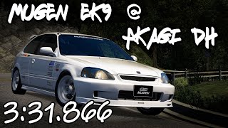 331866  Mugen Civic EK9  EK Akagi Real Downhill  Assetto Corsa [upl. by Hunger]