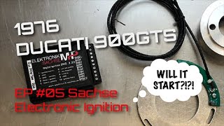 Sachse Elektronik Ignition Installation  1976 Ducati 900GTS Restoration  EP05 [upl. by Enovahs]