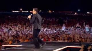 Robbie Williams  quotRock DJquot  Live from Knebworth [upl. by Gnouv]