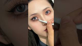 Beautiful long eyelashes under eyes eyemakeup eyelashes makeuptutorial makeup trending shorts [upl. by Ludie]