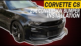 Camaro ZL1 Conversion Package Carbon Front Splitter Installed Extreme Online Store ftRizandMe [upl. by Signe498]