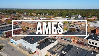 Ames Iowa  4K Aerial Tour [upl. by Romilly]