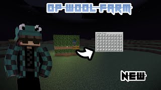 Ultimate Minecraft Wool Farm Tutorial  Efficient amp Easy Design [upl. by Carolin]