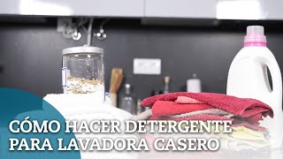 🧼 RECETA PARA HACER DETERGENTE CASERO LÍQUIDO Y EN POLVO [upl. by Butterworth71]