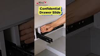 drawer slide furniture solution TEMAX drawerslide short hardware [upl. by Kaylee]