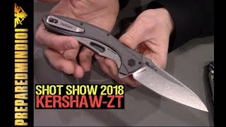 SHOT Show 2018 New Kershaw and Zero Tolerance  Preparedmind101 [upl. by Arimaj241]