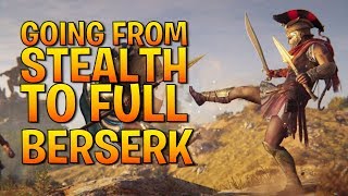 Clearing a Fortress EPIC STYLE  Assassins Creed Odyssey [upl. by Frick979]