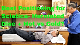 Best Positioning Tips for Sciatica Herniated Disc  Cold vs Hot [upl. by Lib]