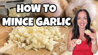 How To Mince Garlic Easily [upl. by Golanka]