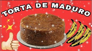 TORTA DE MADURO PLÁTANO RICA Y NUTRITIVA🥧❤ [upl. by Eenhat]