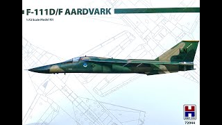 Hobby 2000 F111DF Aardvark REAGANS REVENGELibyan raid 🇺🇸 172 kit review [upl. by Sihtnyc]