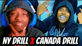 Canada Drill x NY Drill Casper TNG amp Dthang  Computers REACTION [upl. by Tristram]