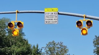 Nassau County HAWK Crossing Signal Part 1 [upl. by Rdnaskela860]