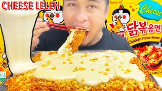 SEDAP GILER  SAMYANG TAMBAH JAGUNG amp CHEESE LELEH SEKILO mukbang Malaysia [upl. by Wasson855]