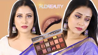 Huda Beauty EMPOWERED Eyeshadow Palette Full Review barshapatra hudabeauty eyeshadowpalette [upl. by Nycila22]