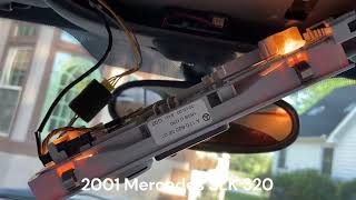 2001 Mercedes SLK 320 R170 interior light fix [upl. by Elwee]