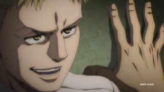 porco angry because reiner gets armored titan english Dub attack on titan final season [upl. by Acirfa]