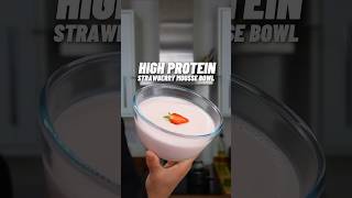 High Protein Strawberry Mousse🍓 panaceapalm [upl. by Aicnorev643]