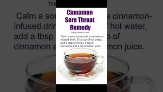 Health  Cinnamon Tea Effective Throat Remedy [upl. by Ornas]