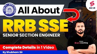 RRB SSE Full Details जानिए सबकुछ In Detail All About RRB SSE Recruitment 2024 Civil by Shubham Sir [upl. by Reeva683]