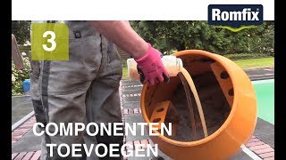 Romfix® drainvoeg instructievideo voor voegen vanaf 5mm [upl. by Ardna]