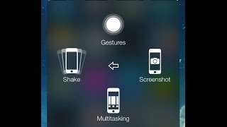 iPhone Assistive Touch Custom Gestures [upl. by Ilenna]