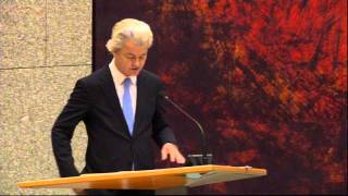 Inbreng Geert Wilders bij vluchtelingendebat 14102015 [upl. by Love75]