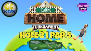 Master QR Hole 2  Par 5 CLOSE ALBA  Headed Home Tournament Golf Clash Guide [upl. by Kcirednek603]